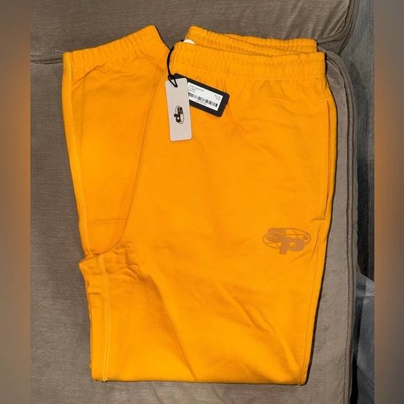 SP Seoul Projects Yellow Sports SweatpantsXL
